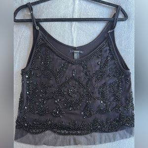Forever 21 • Black Beaded Blouse Size Medium